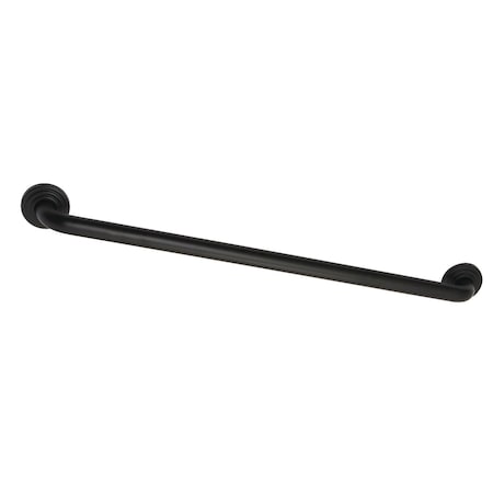 Kingston Brass DR314300 30-Inch x 1-1/4-Inch O.D Grab Bar, Matte Black DR314300